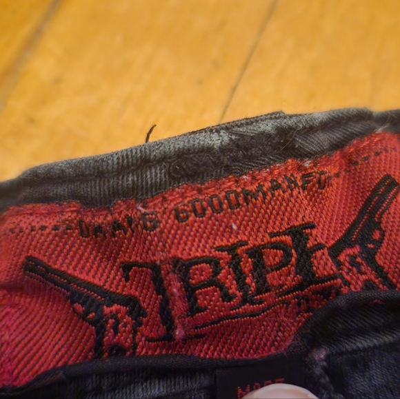 Vintage 90s/y2k Trip pants skinny jeans - Picture 6 of 10